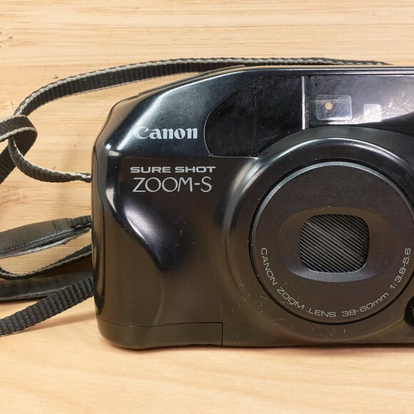 Vintage Canon Sure Shot Zoom-S / 35mm Film Camera / Tested & Working - Picture 4 of 11